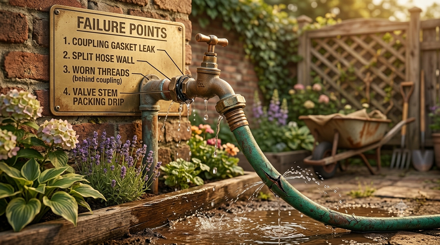 What Causes a Leaky Garden Hose? (and How to Stop It)