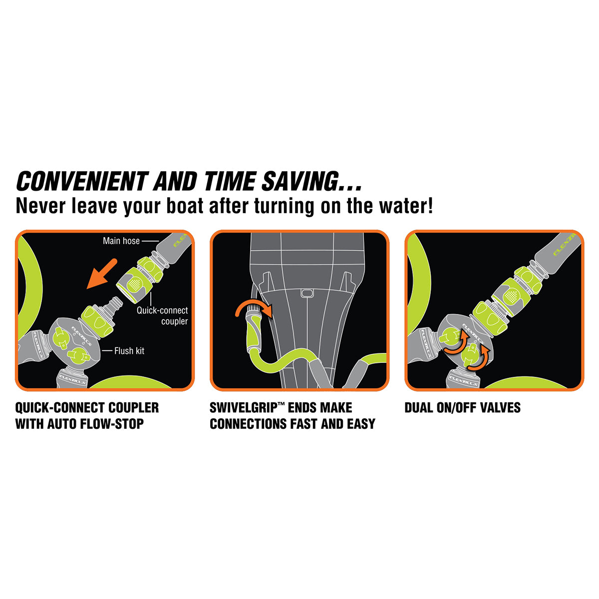 6-Piece Marine Flush Kit