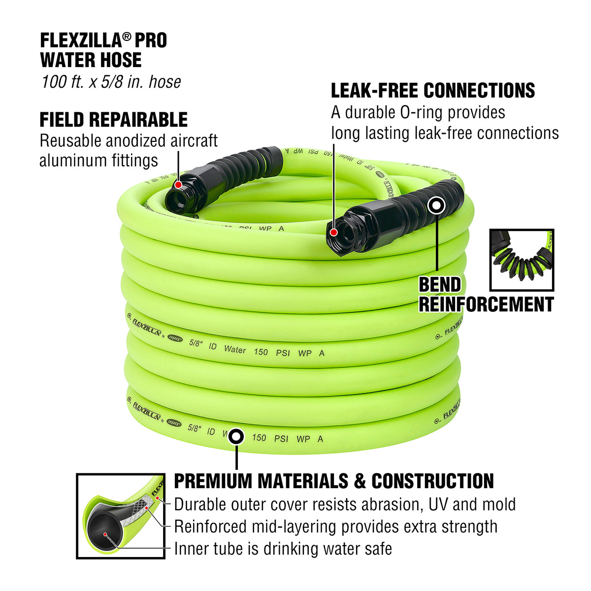 Pro Water Hose - 5/8in
