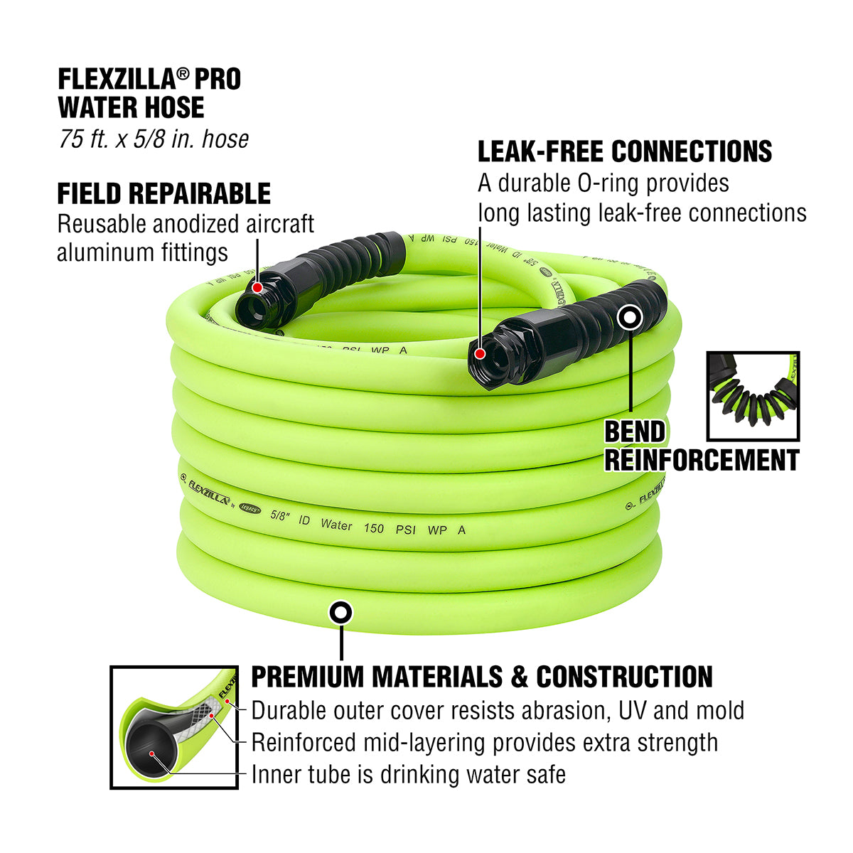 Pro Water Hose - 5/8in