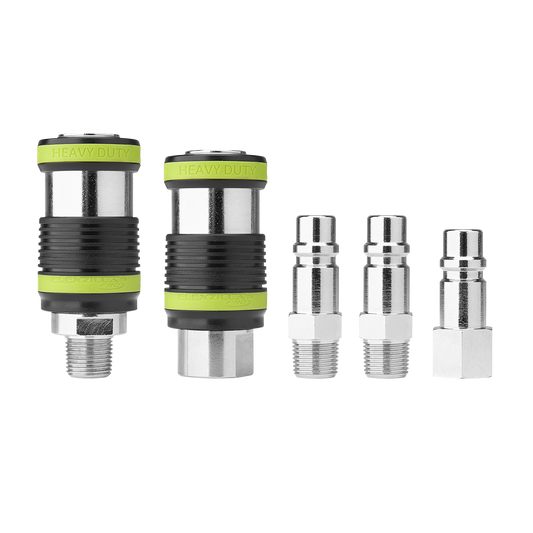 Heavy Duty Safety Couplers & Plugs Kits - 5 pc.