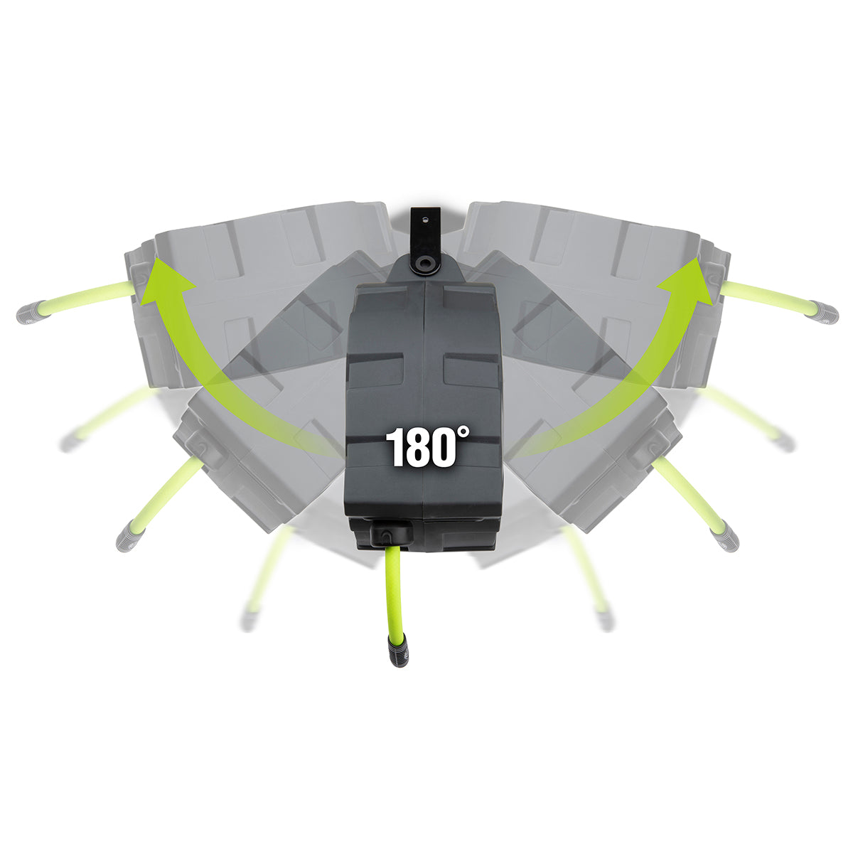 Retractable Reel with Automatic Leveling System – Flexzilla