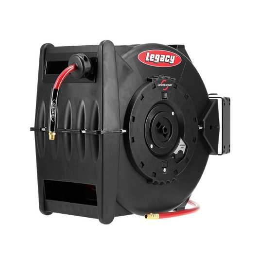 Levelwind Retractable Air Hose Reel