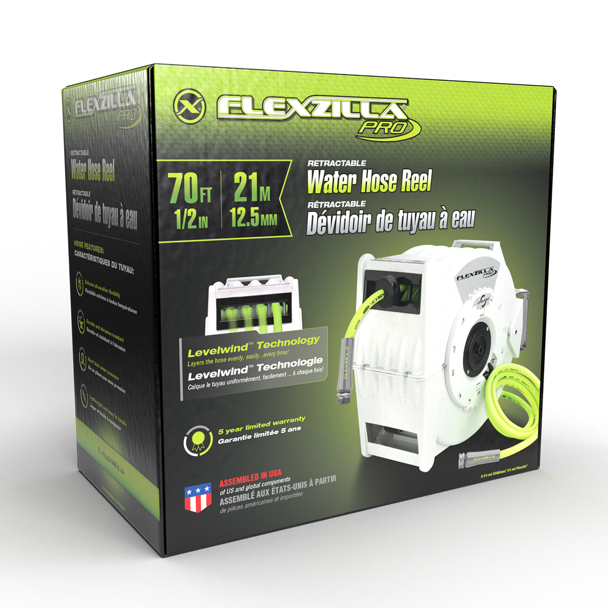 Pro Retractable Water Hose Reel – Flexzilla