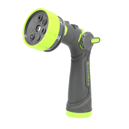 Heavy Duty 7-Pattern Adjustable Flow Garden Hose Nozzle – Flexzilla Heavy Duty 7-Pattern Adjustable Flow Garden Hose Nozzle – Flexzilla