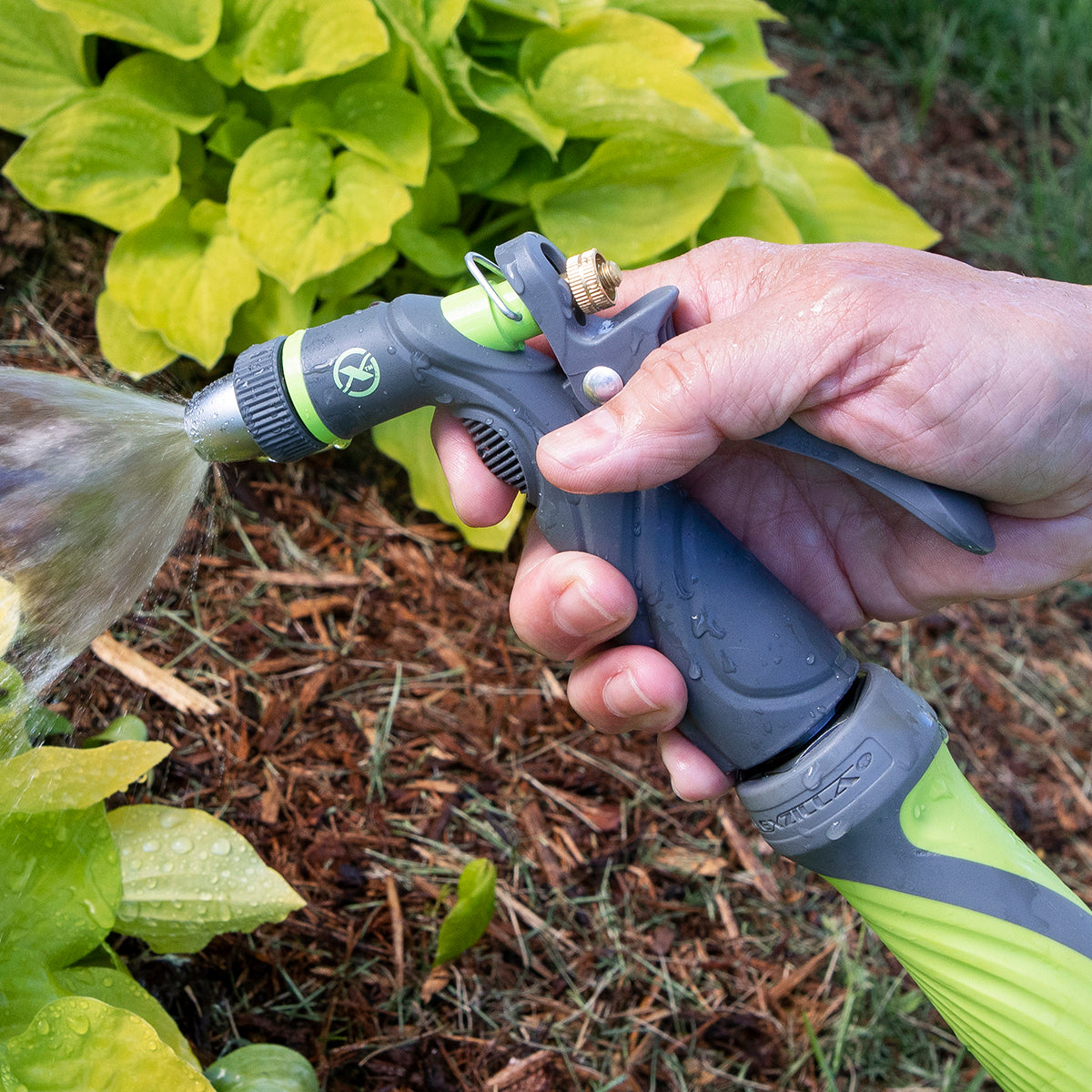 Metal Adjustable Pistol Grip Garden Hose Nozzle