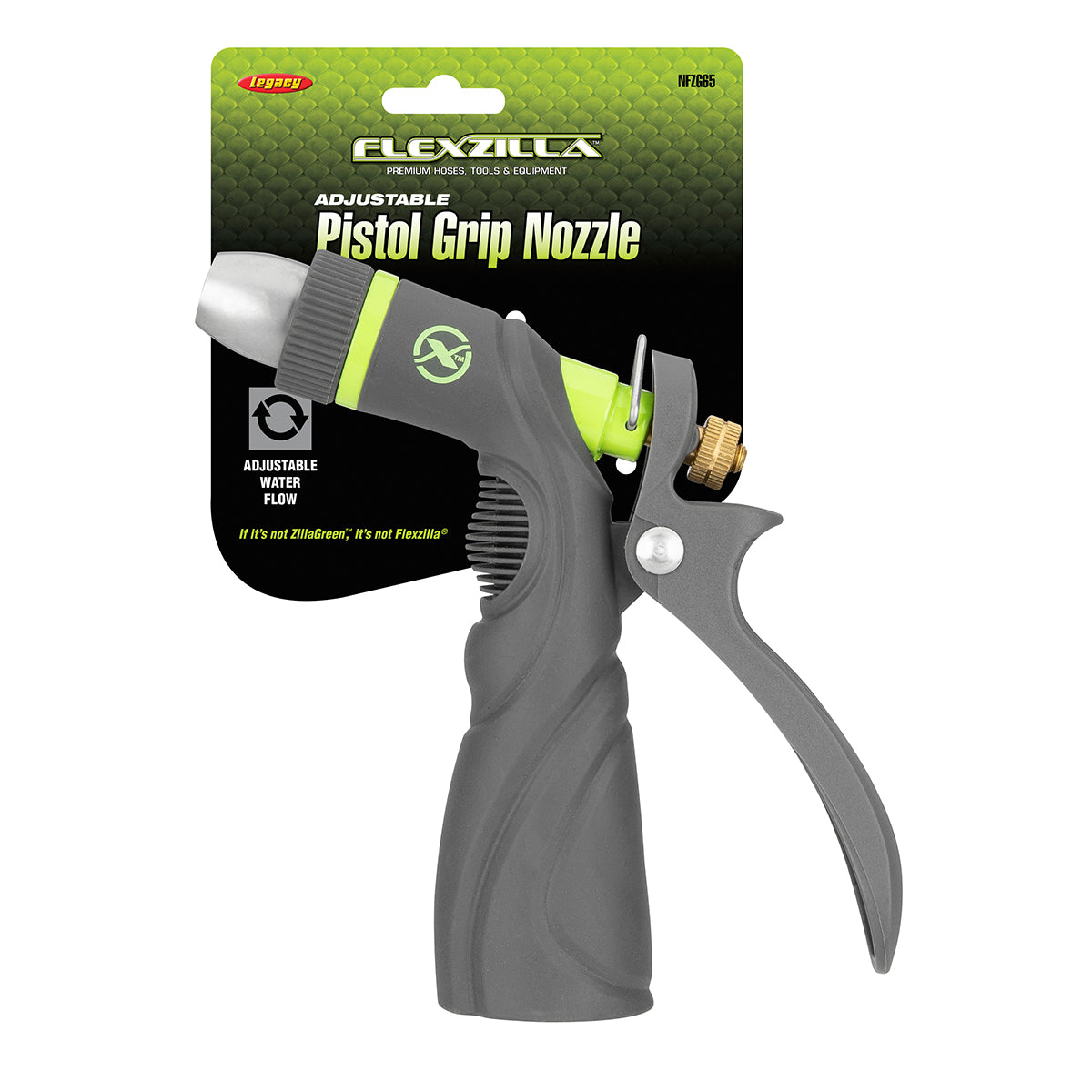 Metal Adjustable Pistol Grip Garden Hose Nozzle – Flexzilla