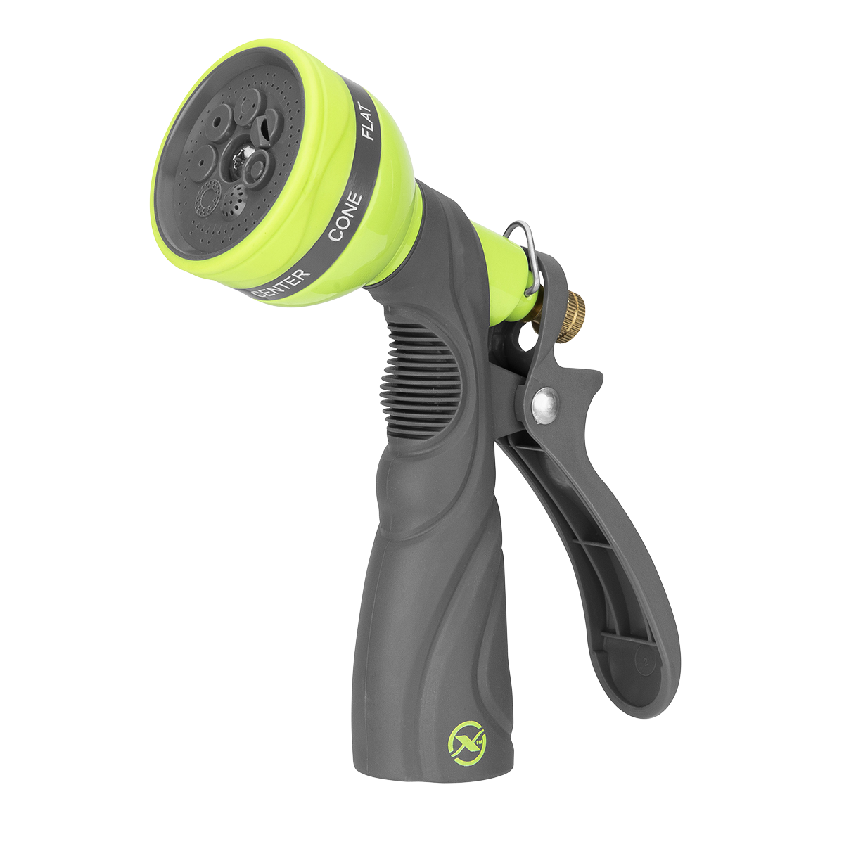Metal 7-Pattern Adjustable Pistol Grip Garden Hose Nozzle