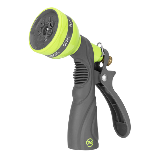 Metal 7-Pattern Adjustable Pistol Grip Garden Hose Nozzle