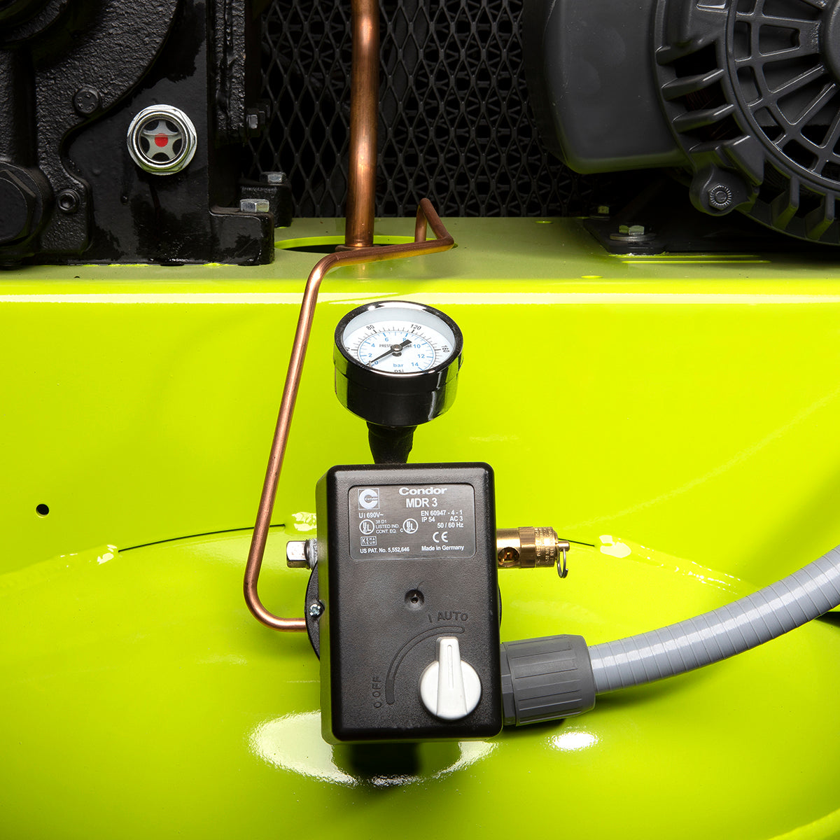 Flexzilla Pro Two Tank, Three Phase, Air Compressor w/Silencer