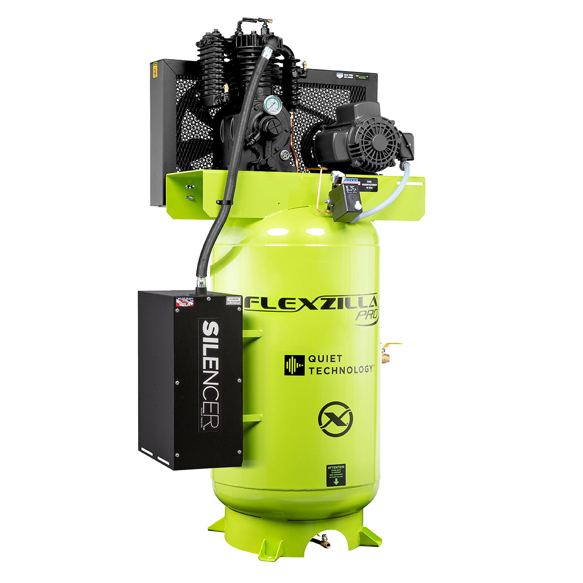 Flexzilla Pro Pressure Lube, Single Phase Stationary Air