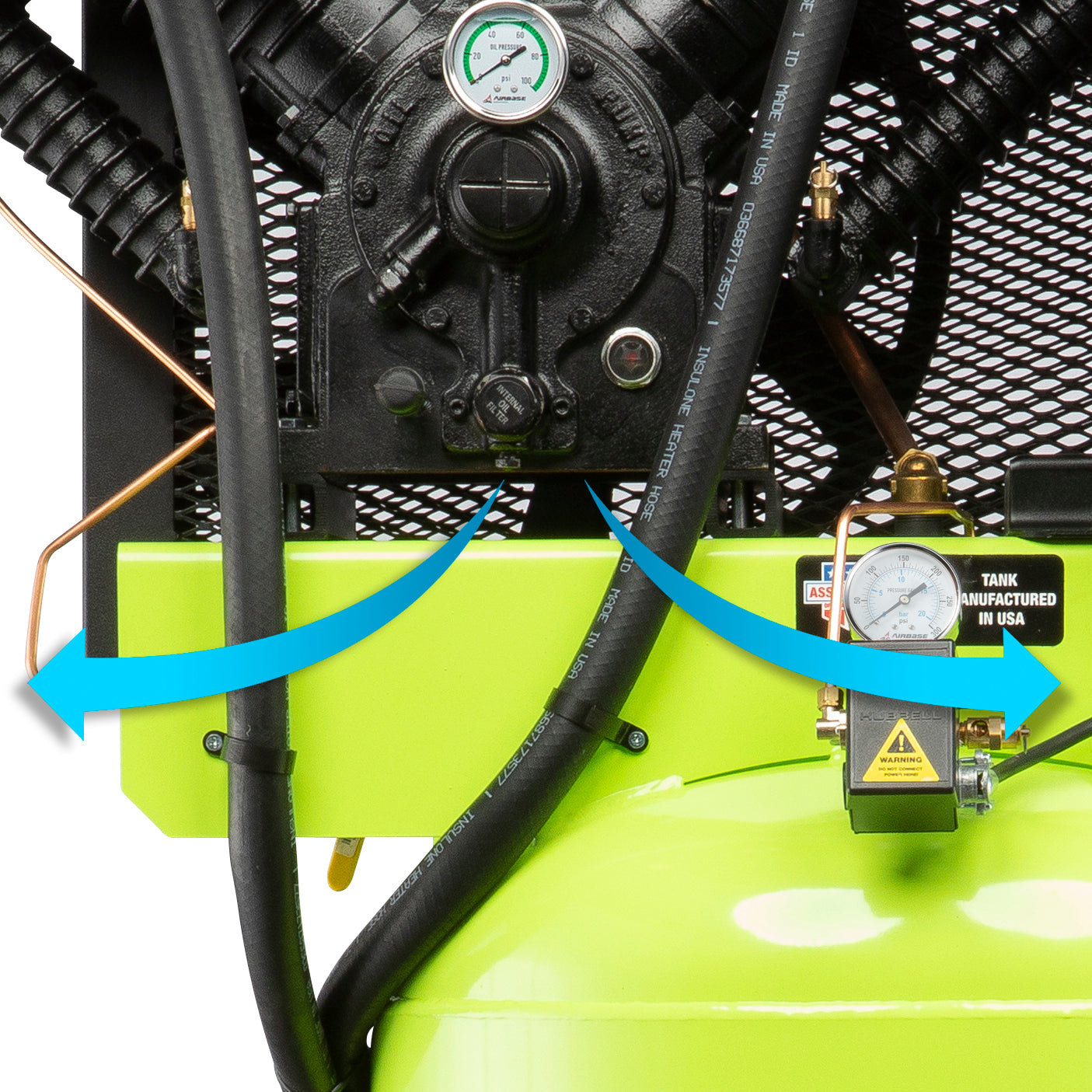 2,500円お安く!◎完売再製作◎Volan◎Power FLEX 1◎9.7 Flexzilla Pro Pressure Lube, Three Phase Stationary, Air