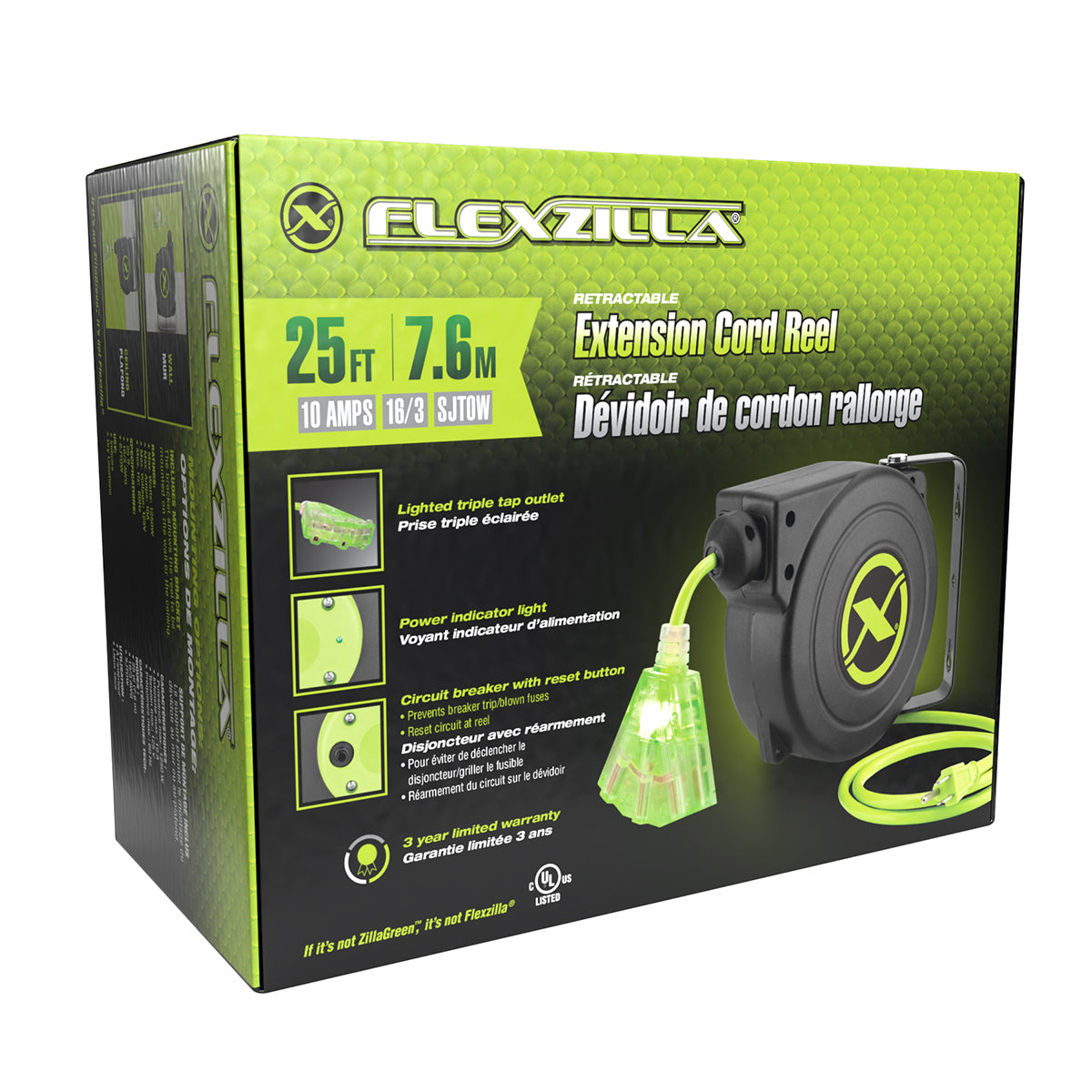 Retractable Extension Cord Reels – Flexzilla.com