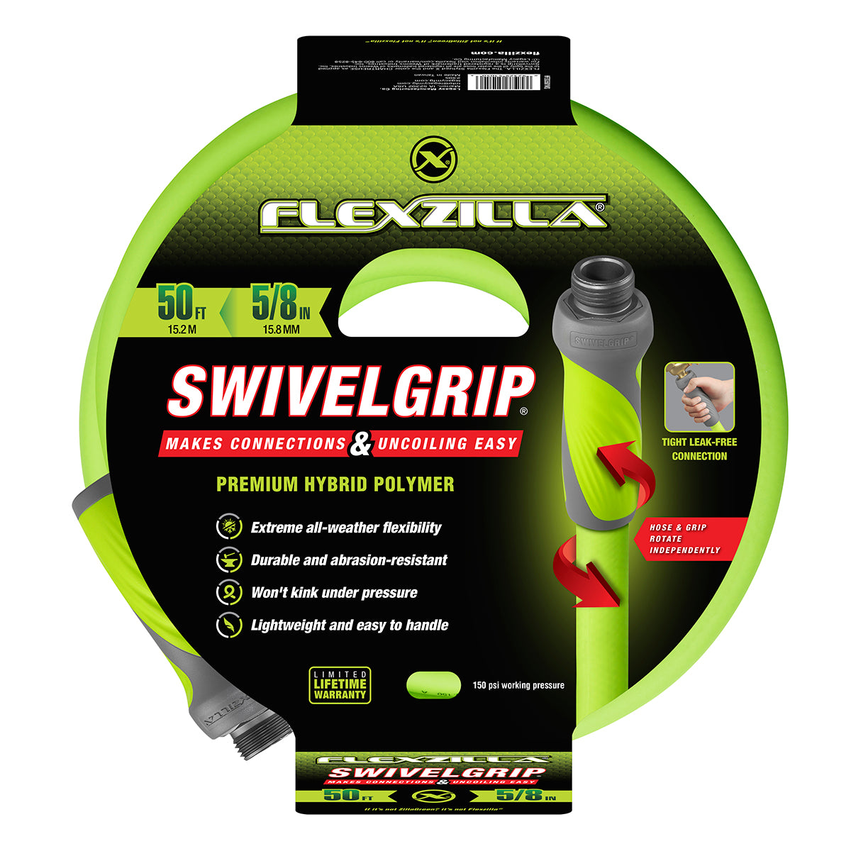 Flexzilla SwivelGrip Garden Hose - Thumbnail 4