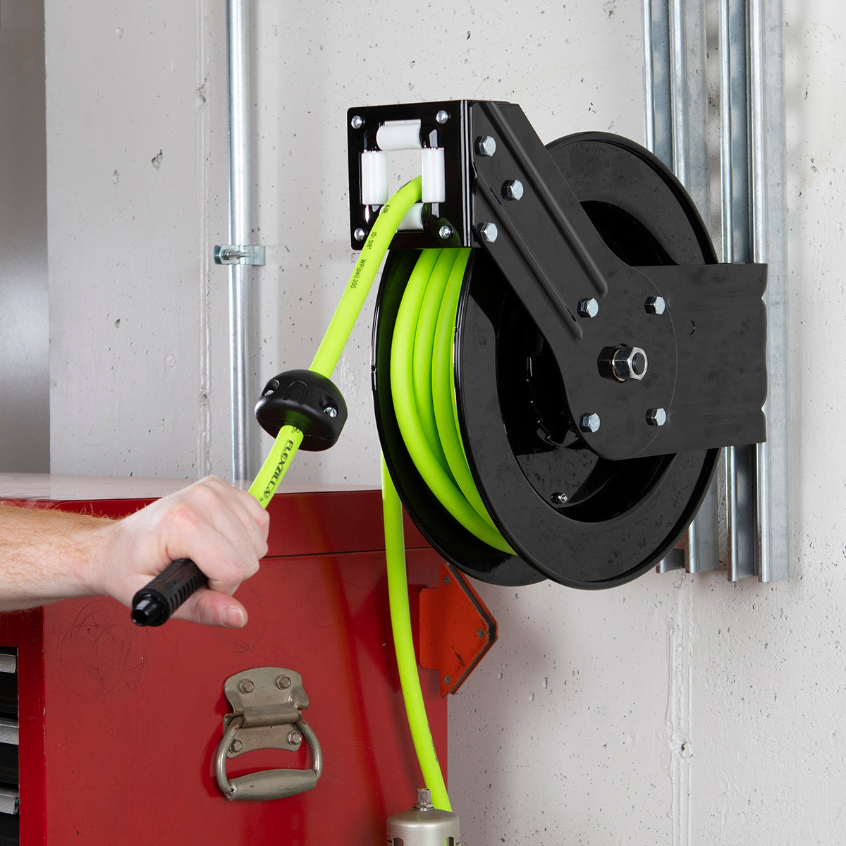 Open Face Retractable Air Hose Reel
