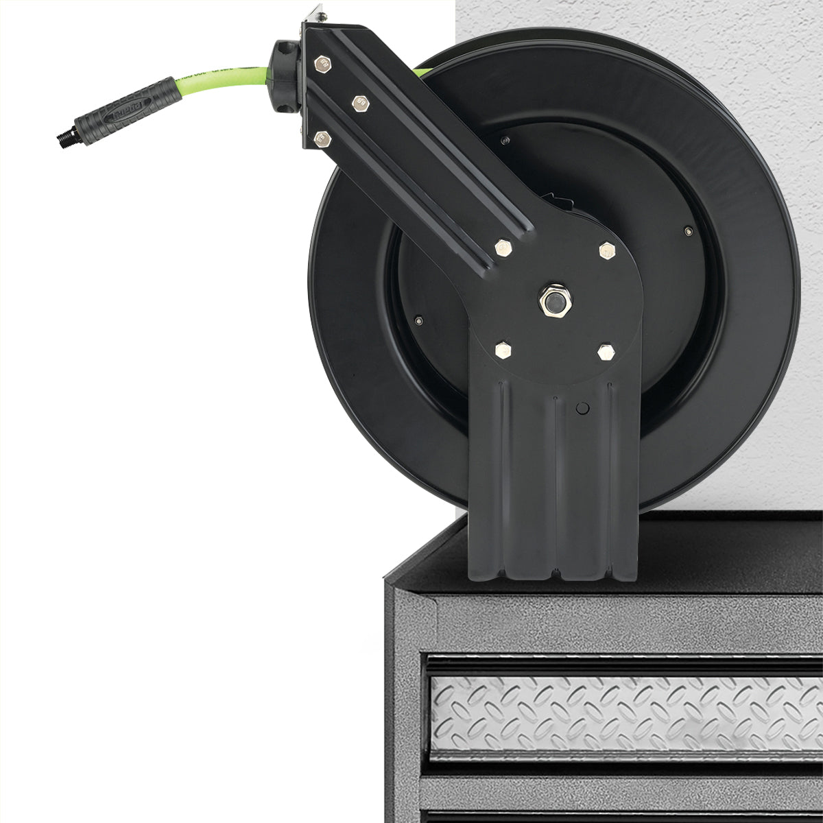 Open Face Retractable Air Hose Reel