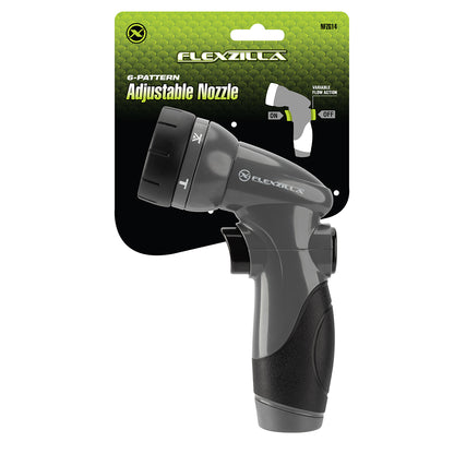 6-Pattern Adjustable Garden Hose Nozzle